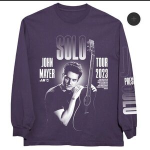 John Mayer 2023 Solo Tour long sleeve shirt size small